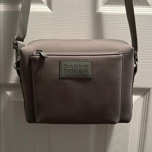 Dagne Dover Micah Water Resistant Crossbody Bag Sage Gray Utility Active Vegan